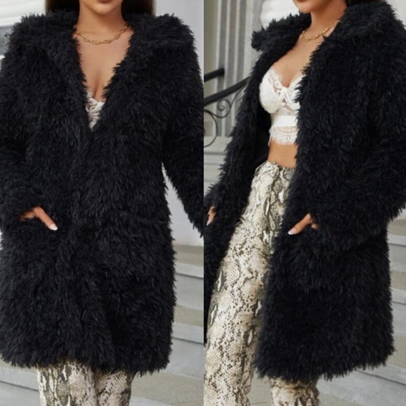 Luxe vegan fur coat - Picture 8 of 8